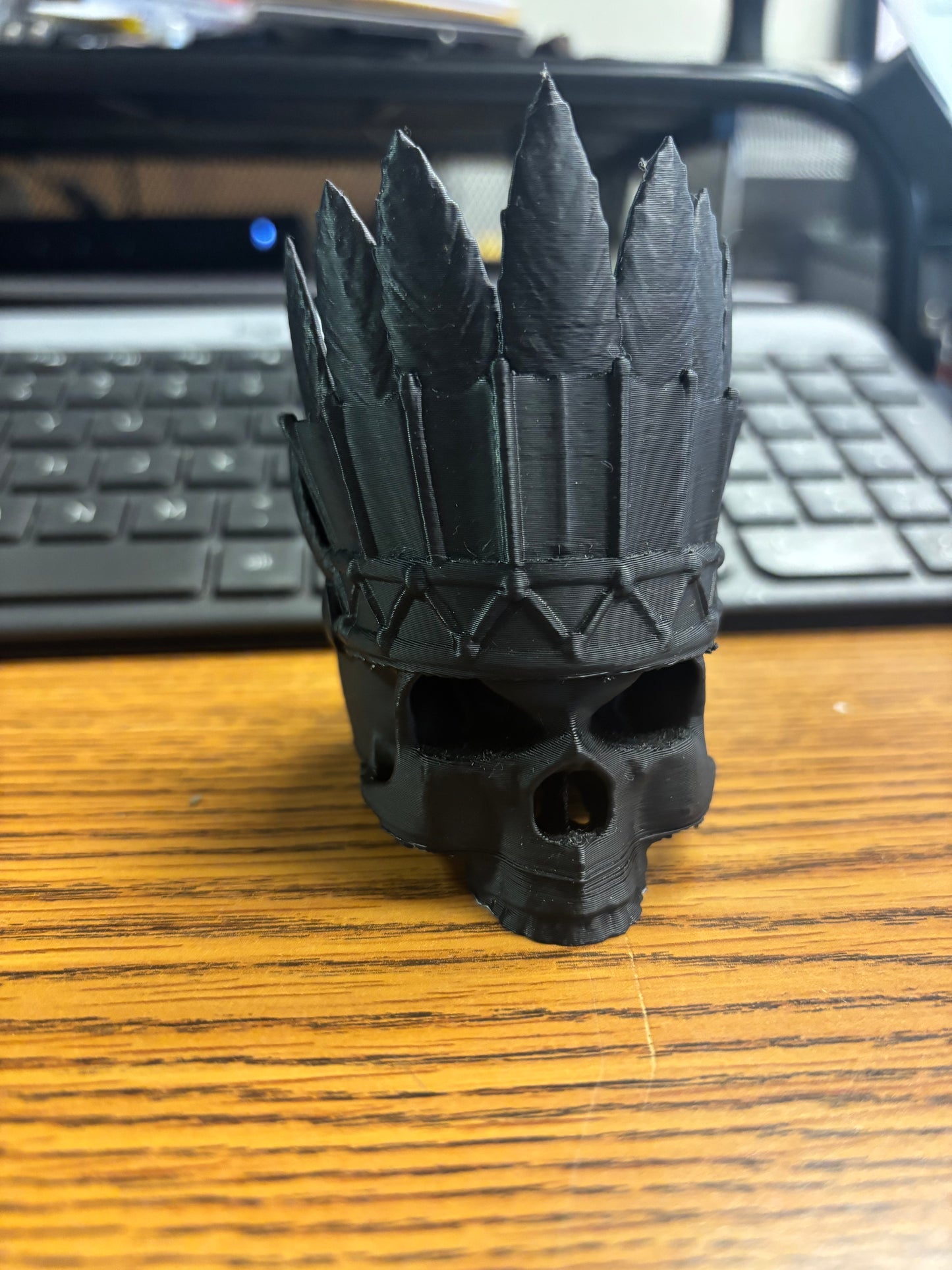 Headdress Aztec whistle